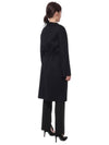 Women's Lilia Cashmere Single Coat Black - MAX MARA - BALAAN 7