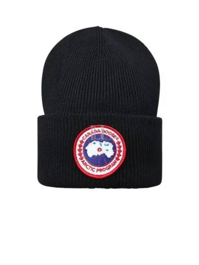 Arctic Disc Torque Wool Beanie Black - CANADA GOOSE - BALAAN 2