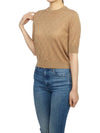 Patrick Short Sleeve Knit Top Brown - MAX MARA - BALAAN 5