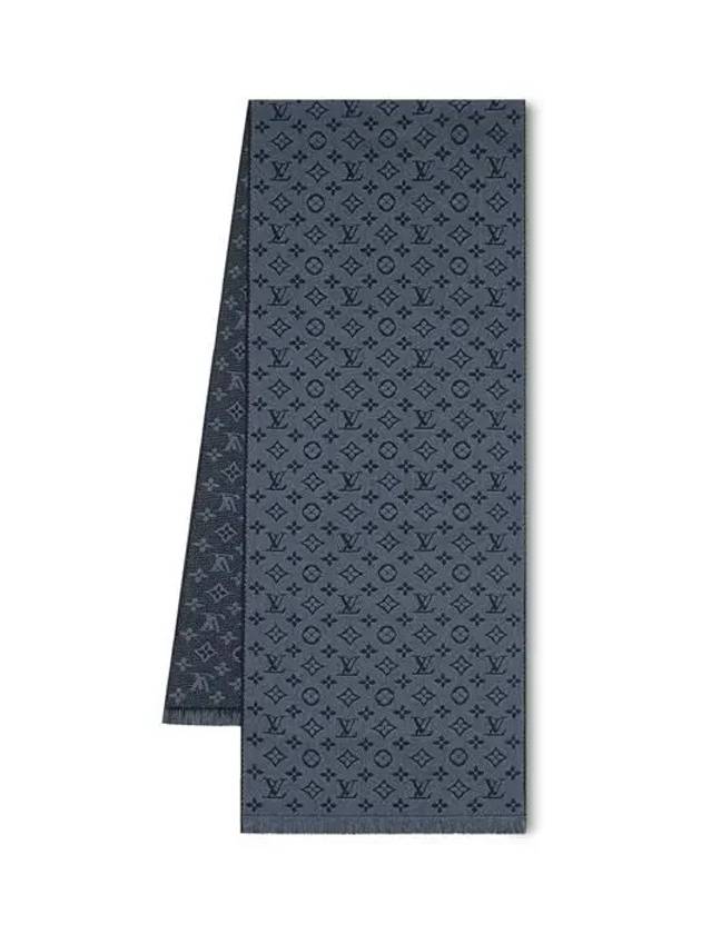 Monogram Classic Scarf Navy - LOUIS VUITTON - BALAAN 2