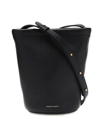 Leather zipper mini bucket bag WS21H006KL - MANSUR GAVRIEL - BALAAN 1