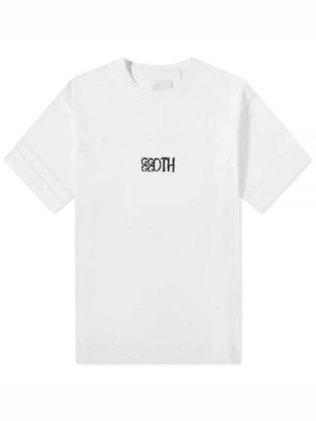 Goth Print Cotton Short Sleeve T-Shirt White - GIVENCHY - BALAAN 2