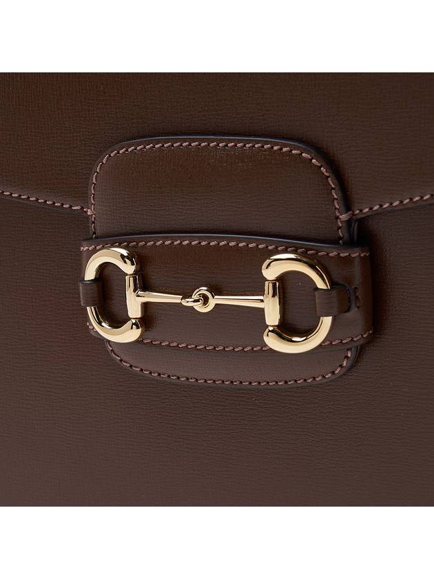 Men's Horsebit 1955 Shoulder Bag Brown - GUCCI - BALAAN 8