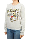 Kids Tiger Logo Sweatshirt Grey - KENZO - BALAAN 3