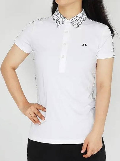 Golf Women's Cara Polo Shirt White - J.LINDEBERG - BALAAN 2