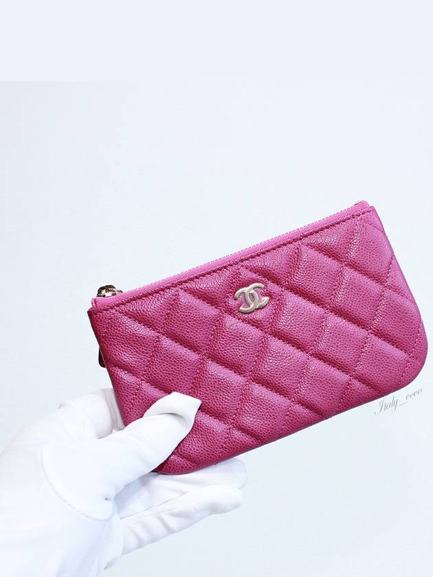 Classic Mini Pouch Caviar Purple Gold Plated AP4020 B10583 NY567 - CHANEL - BALAAN 10