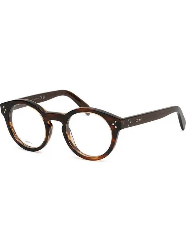 Glasses frame CL50091I 056 round leopard fur - CELINE - BALAAN 7