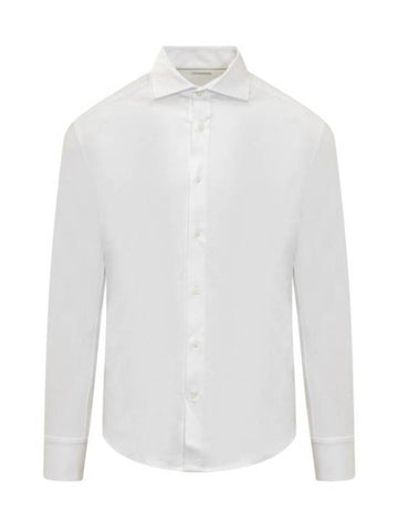 Long Sleeve Shirt M0B136686 C6159 WHITE - BRUNELLO CUCINELLI - BALAAN 1