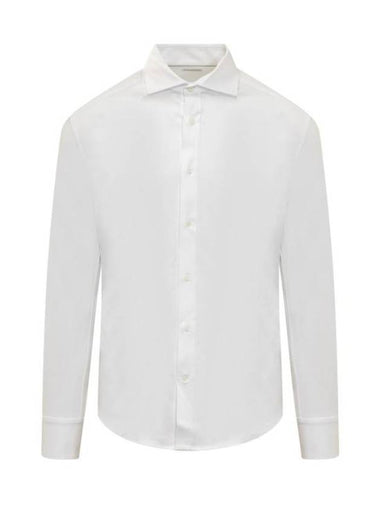 Long Sleeve Shirt M0B136686 C6159 WHITE - BRUNELLO CUCINELLI - BALAAN 1