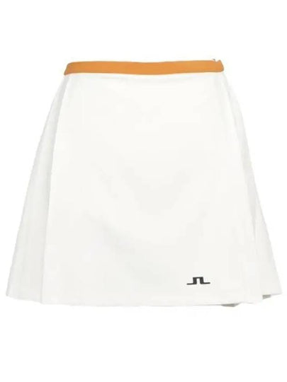 Women's Sierra Pleated Skirt White - J.LINDEBERG - BALAAN 2