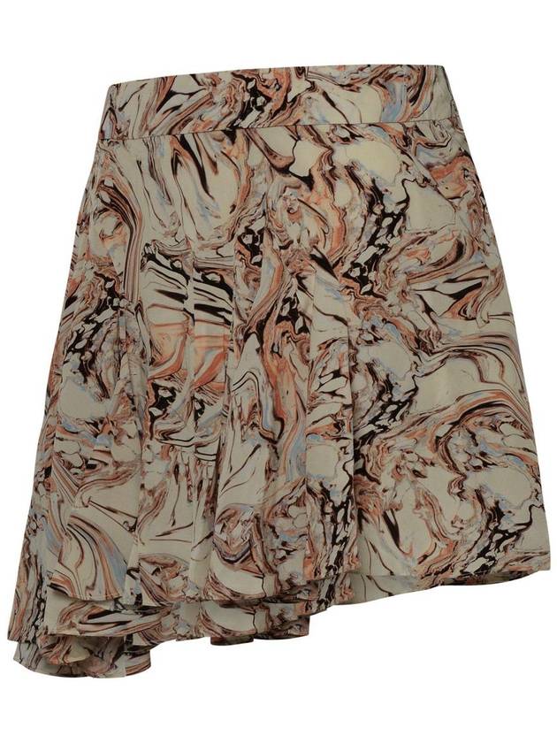 Isabel Marant 'Teyana' Skirt In Beige Silk - ISABEL MARANT - BALAAN 2