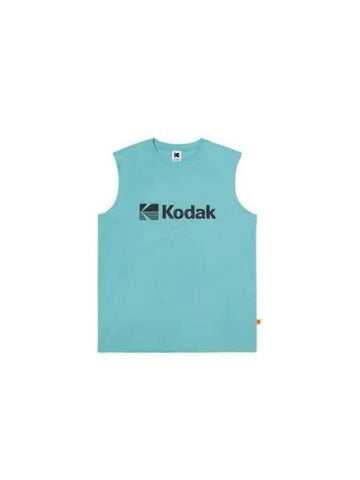 KODAK Apparel wording logo semi overfit sleeveless MINT - KODO - BALAAN 1