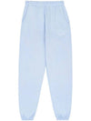 Print Cotton Track Pants Blue - SPORTY & RICH - BALAAN 1