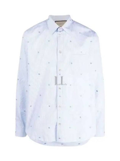 Cotton Long Sleeve Shirt White - GUCCI - BALAAN 2