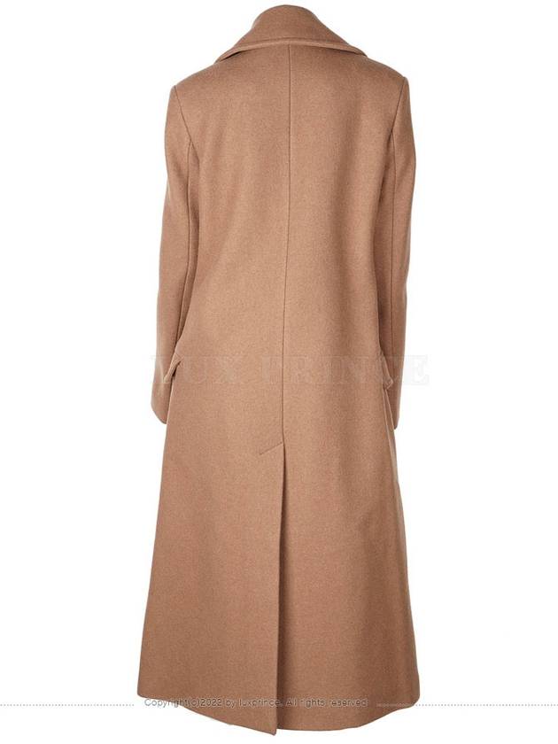 Gold Button Wool Coat Camel Brown 11111hva - MULBERRY - BALAAN 3