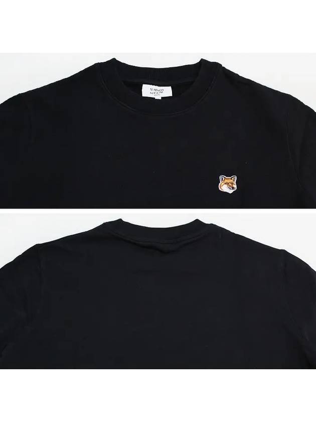 Fox Head Patch Regular Sweatshirt Black - MAISON KITSUNE - BALAAN 4