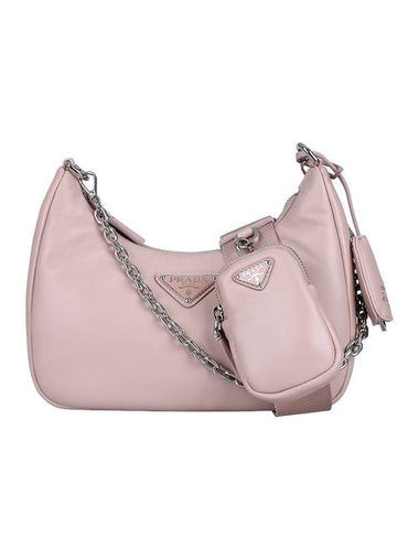 Re-Edition 2005 Padded Nappa Leather Shoulder Bag Pink - PRADA - BALAAN 1