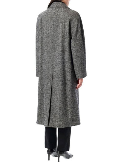 Dolce & Gabbana Single-Breasted Herringbone Wool Coat - DOLCE&GABBANA - BALAAN 2