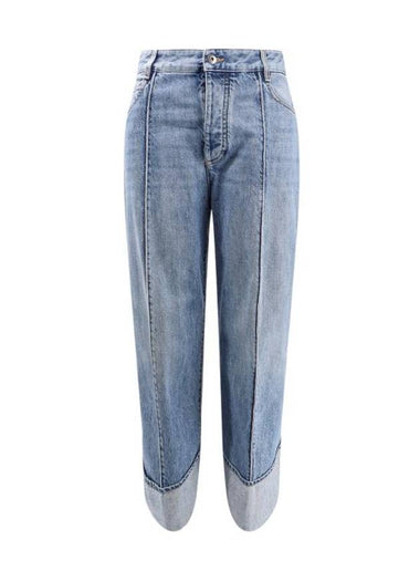 Denim Straight Pants 785335V42W0 4715 Blue - BOTTEGA VENETA - BALAAN 1