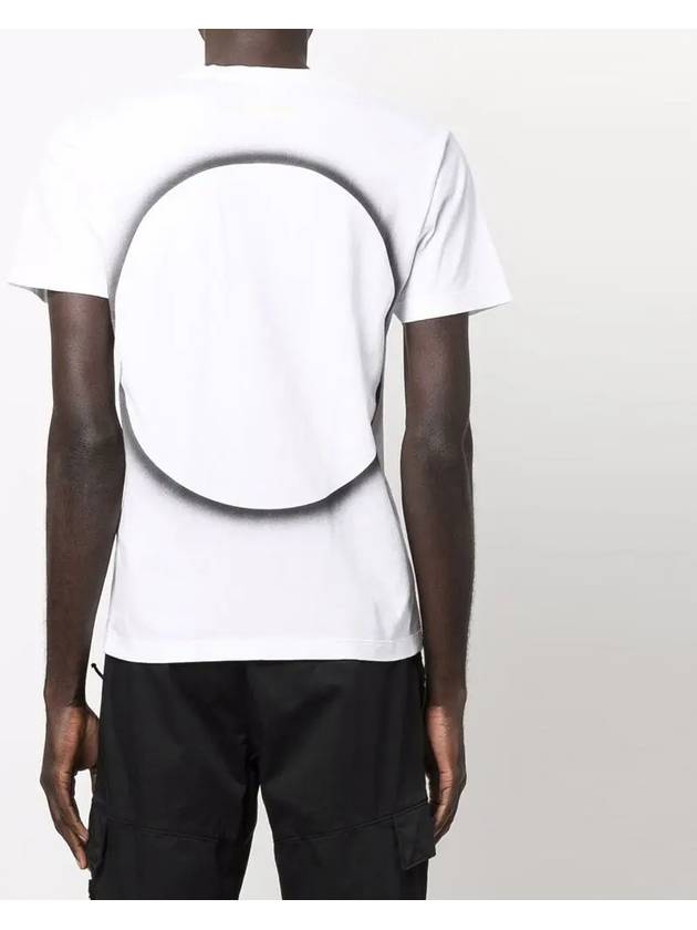 Men's Solar Eclipse Logo Short Sleeve T-Shirt White - STONE ISLAND - BALAAN 5