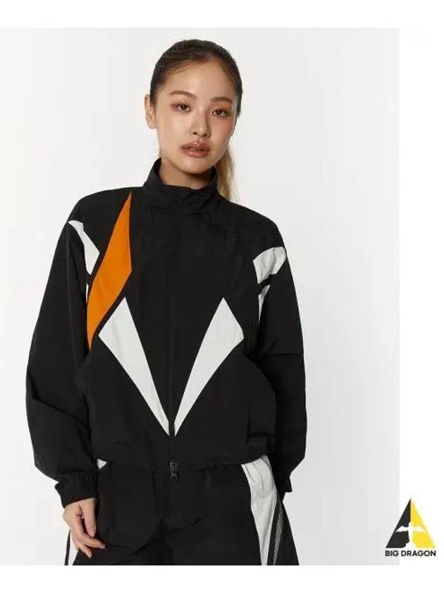 Vector Flash Crop Windbreaker Women Black - REEBOK - BALAAN 1