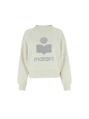 Moby logo sweatshirt brushed t shirt - ISABEL MARANT - BALAAN 1