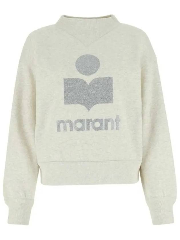 Moby logo sweatshirt brushed t shirt - ISABEL MARANT - BALAAN 1