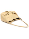 21 C337 Beige leather gold bara ribbon decorated shoulder bag - SALVATORE FERRAGAMO - BALAAN 3