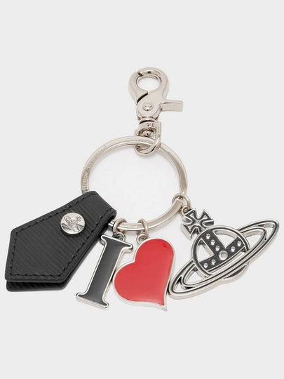 Polly I LOVE ORB Key Holder Black - VIVIENNE WESTWOOD - BALAAN 2