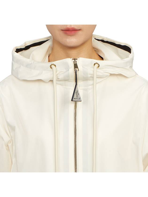 Cassiopea Zip Up Hoodie White - MONCLER - BALAAN 7