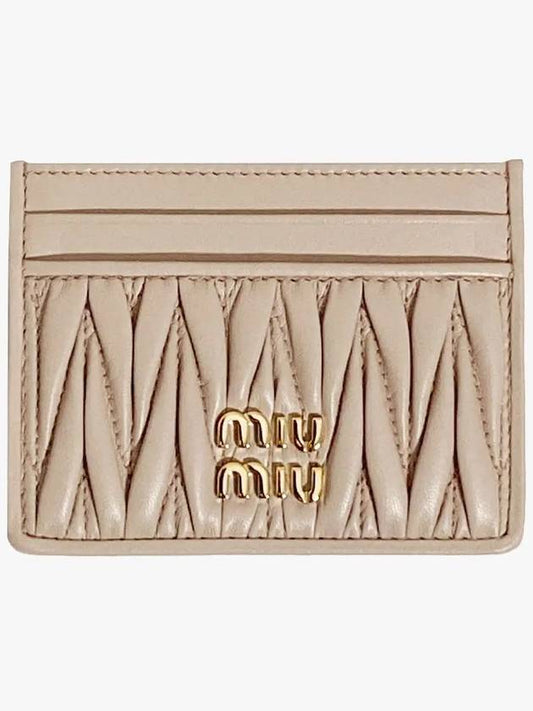 Materasse Nappa Leather Card Wallet Powder Pink - MIU MIU - BALAAN 2