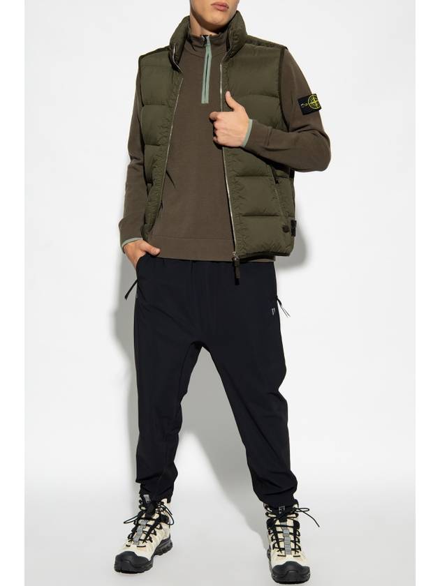 Seamless Tunnel Vest Khaki - STONE ISLAND - BALAAN 3