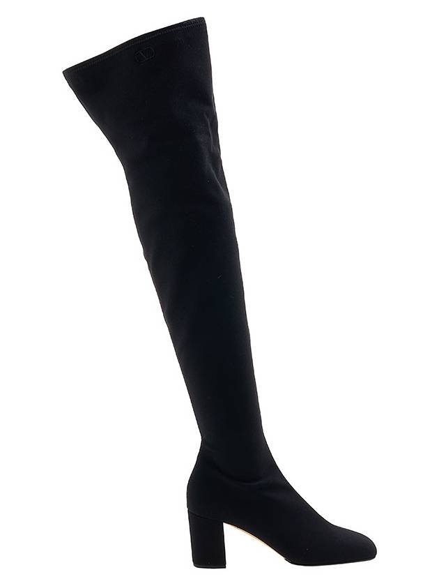 Golden Walk Long Boots Black - VALENTINO - BALAAN 3