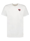 Heart Logo Short Sleeve T-Shirt White - MONCLER - BALAAN 1