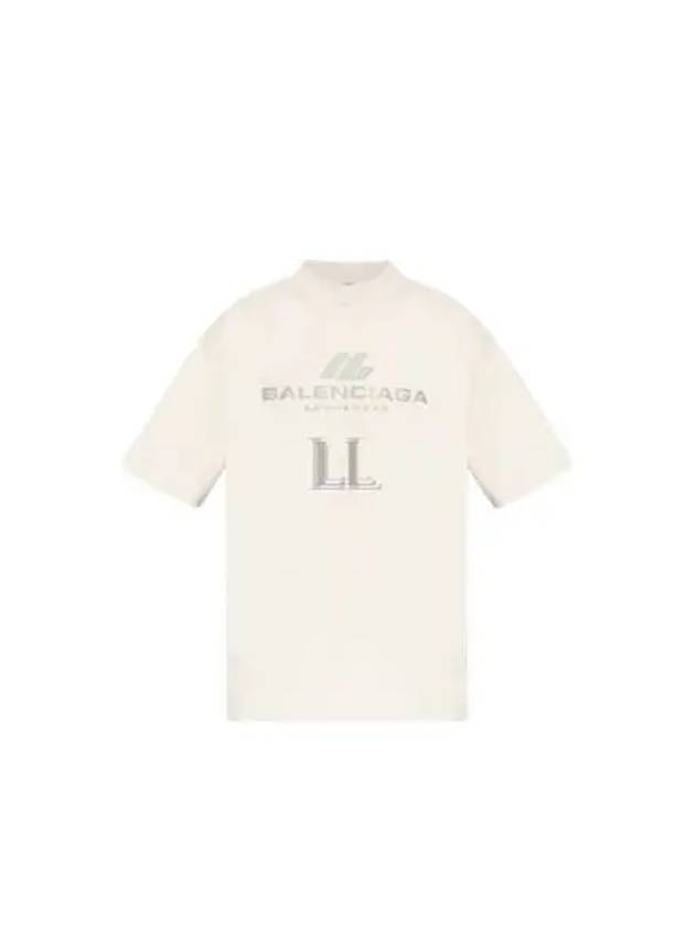 Activewear Medium Fit Short Sleeve T-Shirt White - BALENCIAGA - BALAAN 2