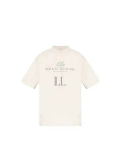 Activewear Medium Fit Short Sleeve T-Shirt White - BALENCIAGA - BALAAN 2