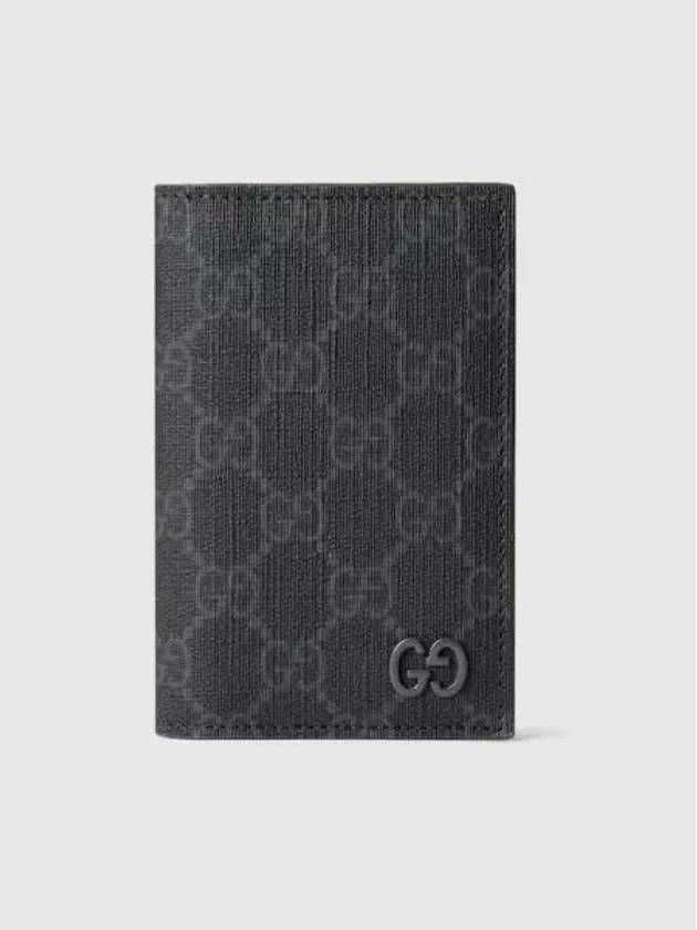 GG Supreme Green Interior Long Card Wallet Black - GUCCI - BALAAN 2