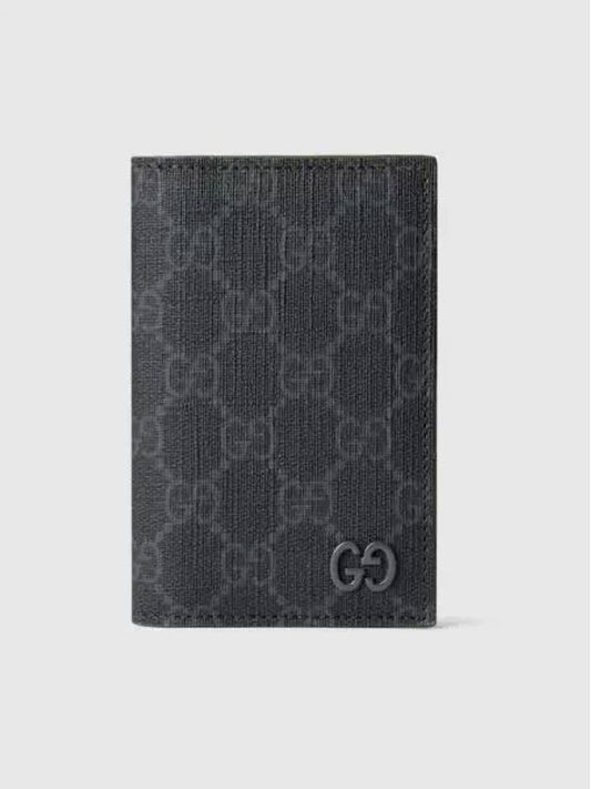 GG Supreme Green Interior Long Card Wallet Black - GUCCI - BALAAN 2