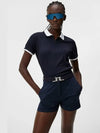 Izara Short Sleeve Polo Shirt Navy - J.LINDEBERG - BALAAN 3