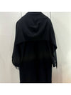 2 Men s Oversized Brushed Fringe Wool Muffler Double Coat - BALENCIAGA - BALAAN 7