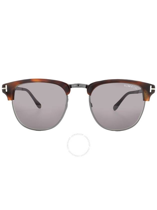 Sunglasses FT0248 52A DARK HAVANA SMOKE - TOM FORD - BALAAN 2