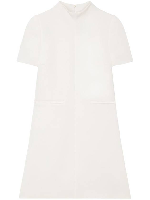 Courrèges A-Line Dress Short Sleeves Twill Clothing - COURREGES - BALAAN 1