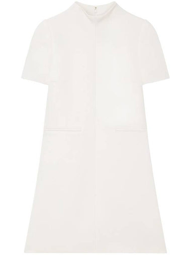 Courrèges A-Line Dress Short Sleeves Twill Clothing - COURREGES - BALAAN 1