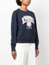 Campus Fox Print Cotton Sweatshirt Navy - MAISON KITSUNE - BALAAN 6