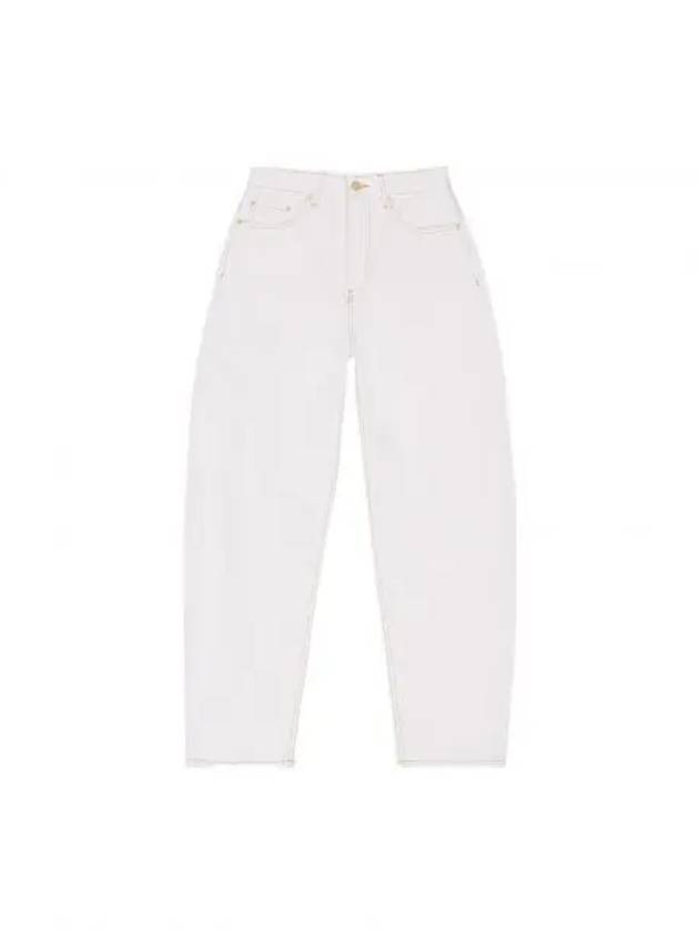 Stary Straight Jeans White - GANNI - BALAAN 2