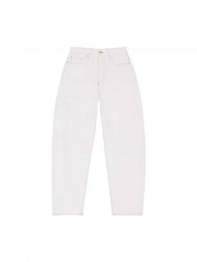 Stary Straight Jeans White - GANNI - BALAAN 2