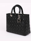 Christian Cannage Black Large Lady Bag - DIOR - BALAAN 2