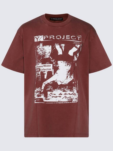 Y/Project Red Cotton T-Shirt - Y/PROJECT - BALAAN 1