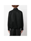 Melton Wool Blouson Jacket Black - SACAI - BALAAN 5