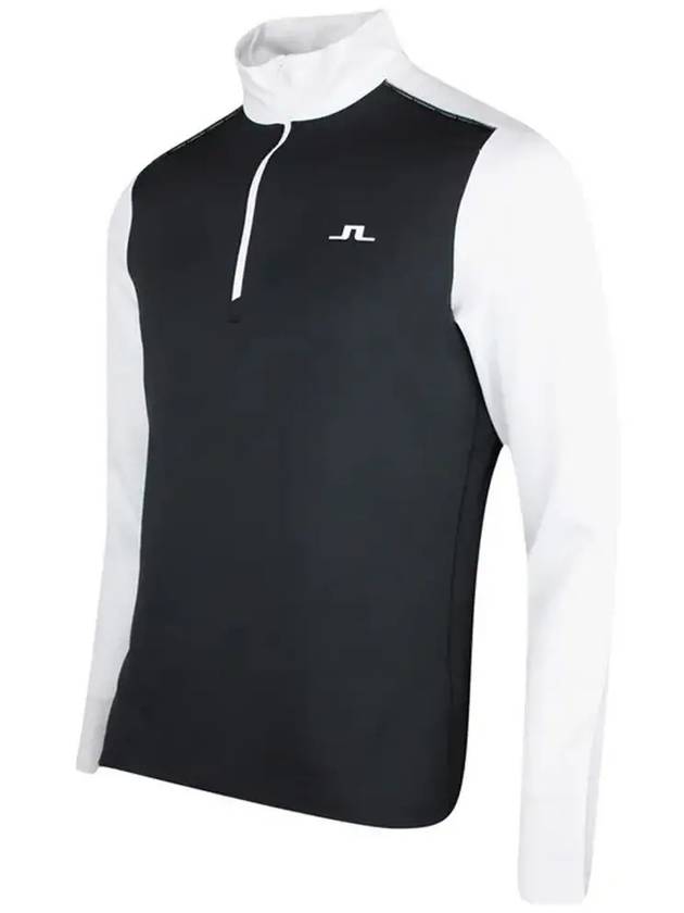 Men's Half-Zip Performance T-Shirt Midlayer - J.LINDEBERG - BALAAN 3